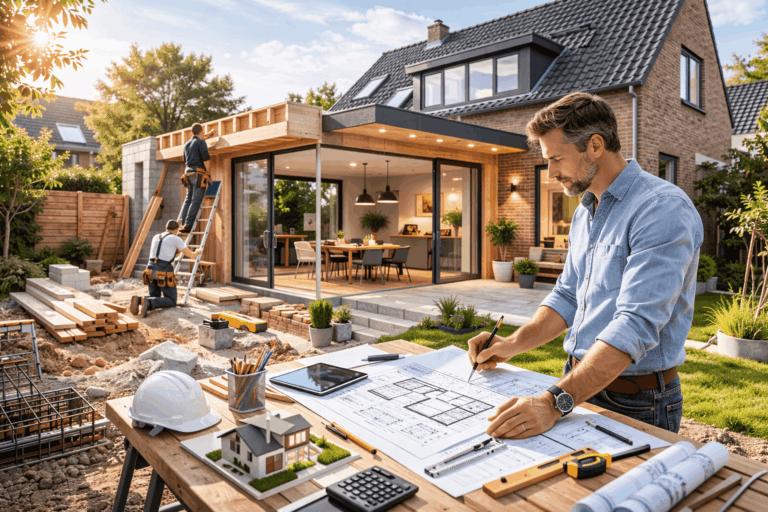 Aanbouw architect - zo pak je een aanbouw slim aan